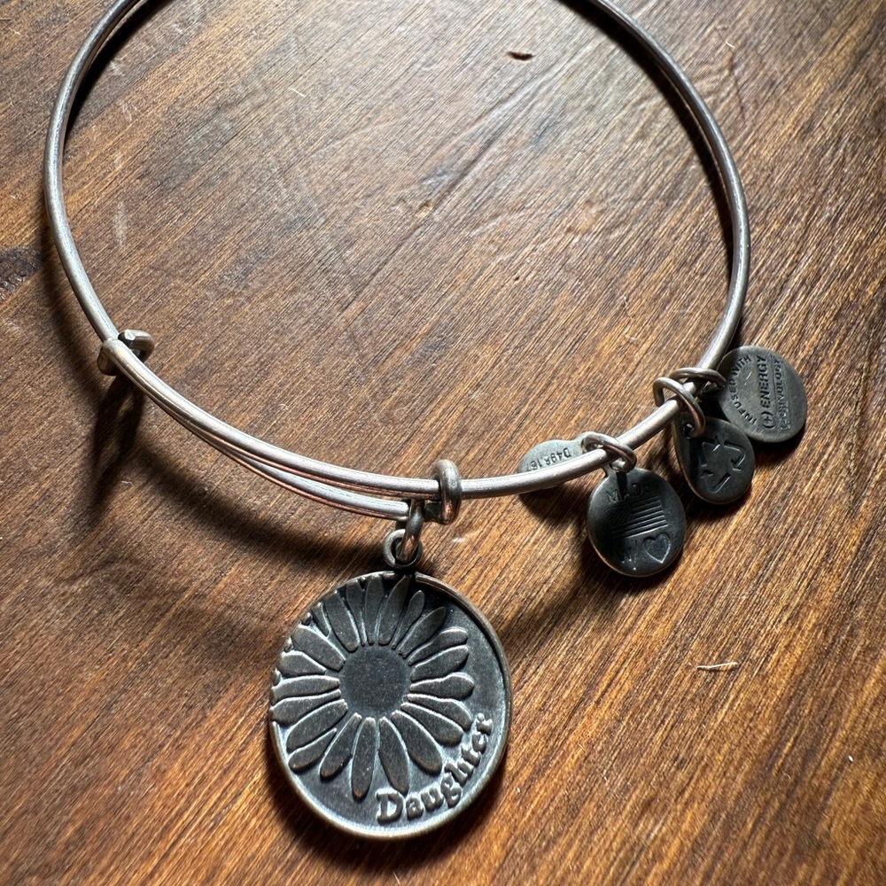 Silver Daughter Charm Bangle Bracelet Alex and Ani